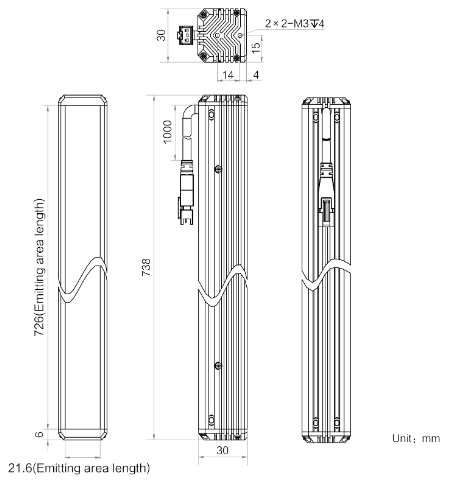 MV-LLDS-H-800-30-IR940 Standard Bar | Absolute Gauge Technologies™