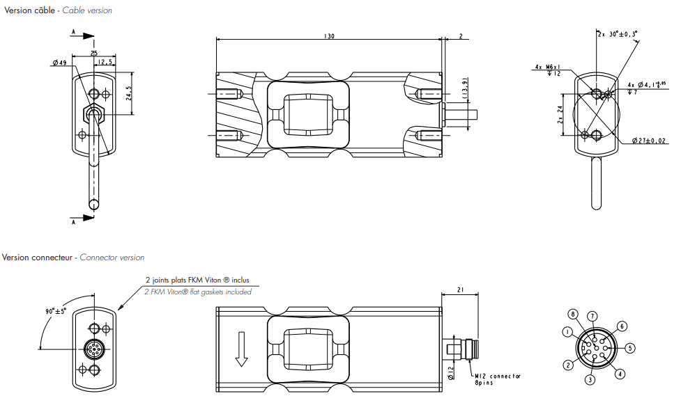 AVS Load cell - Single | Absolute Gauge Technologies™