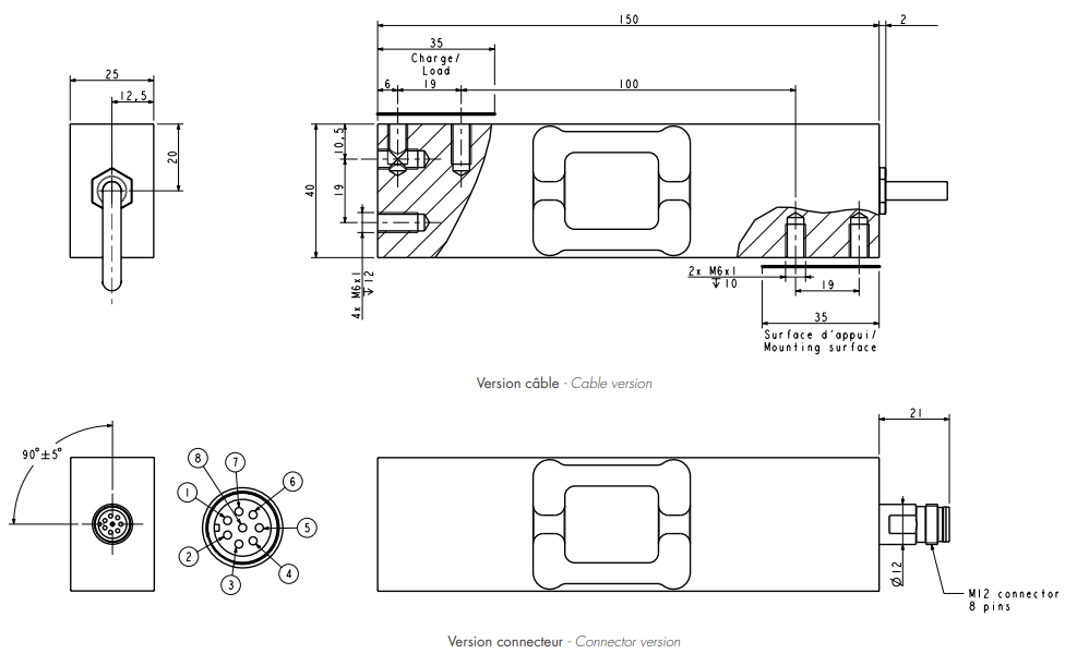 AVX Load cell - Single | Absolute Gauge Technologies™